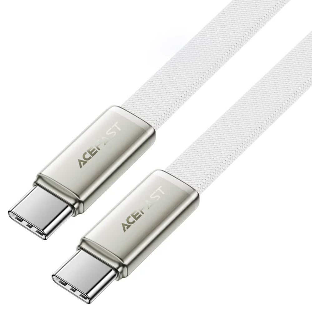 Καλώδιο Δεδομένων και Φόρτισης USB-C - USB-C Acefast C24-03, 60W, 1.2m, Λευκό