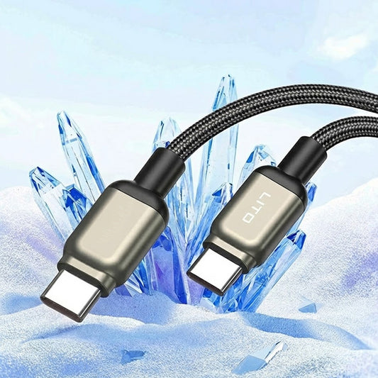 USB-C Data and Charging Cable - USB-C Lito LD17, 100W, 1m, Black