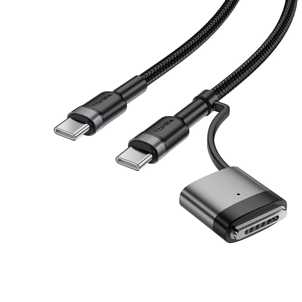 Καλώδιο Φόρτισης Acefast, USB-C - USB-C / MagSafe 3, 240W, 1.2m, Μαύρο
