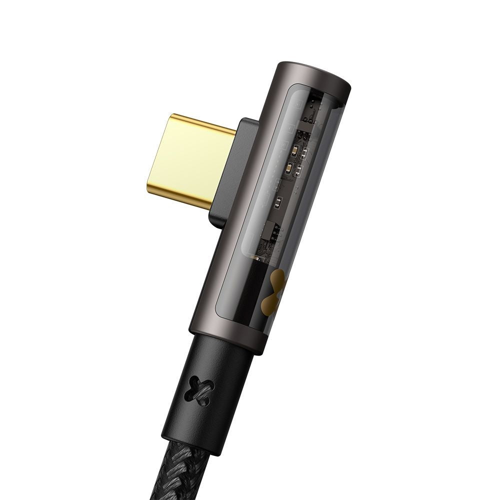 Καλώδιο Δεδομένων και Φόρτισης USB-C - USB-C McDodo CA-3400 Angled, 100W, 1.2m, Μαύρο