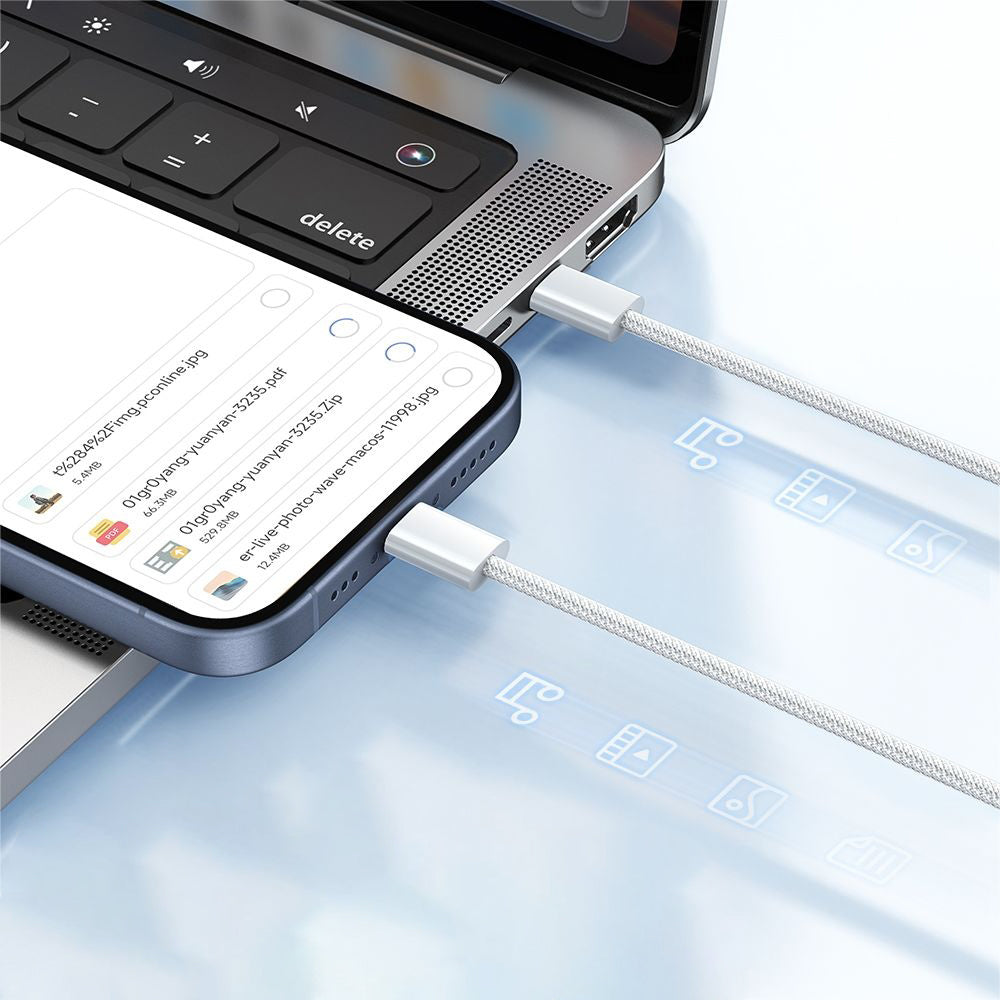 Καλώδιο Δεδομένων και Φόρτισης USB-C - USB-C McDodo CA-5690, 60W, 1m, Λευκό