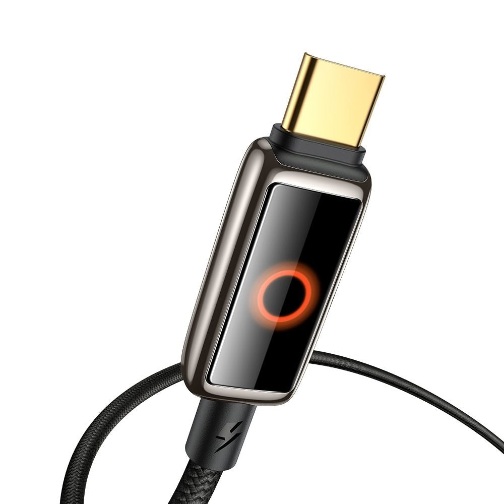 Καλώδιο Δεδομένων και Φόρτισης USB-C - USB-C McDodo CA-6680 Αυτόματη Διακοπή Ενέργειας, 100W, 1.2m, Μαύρο