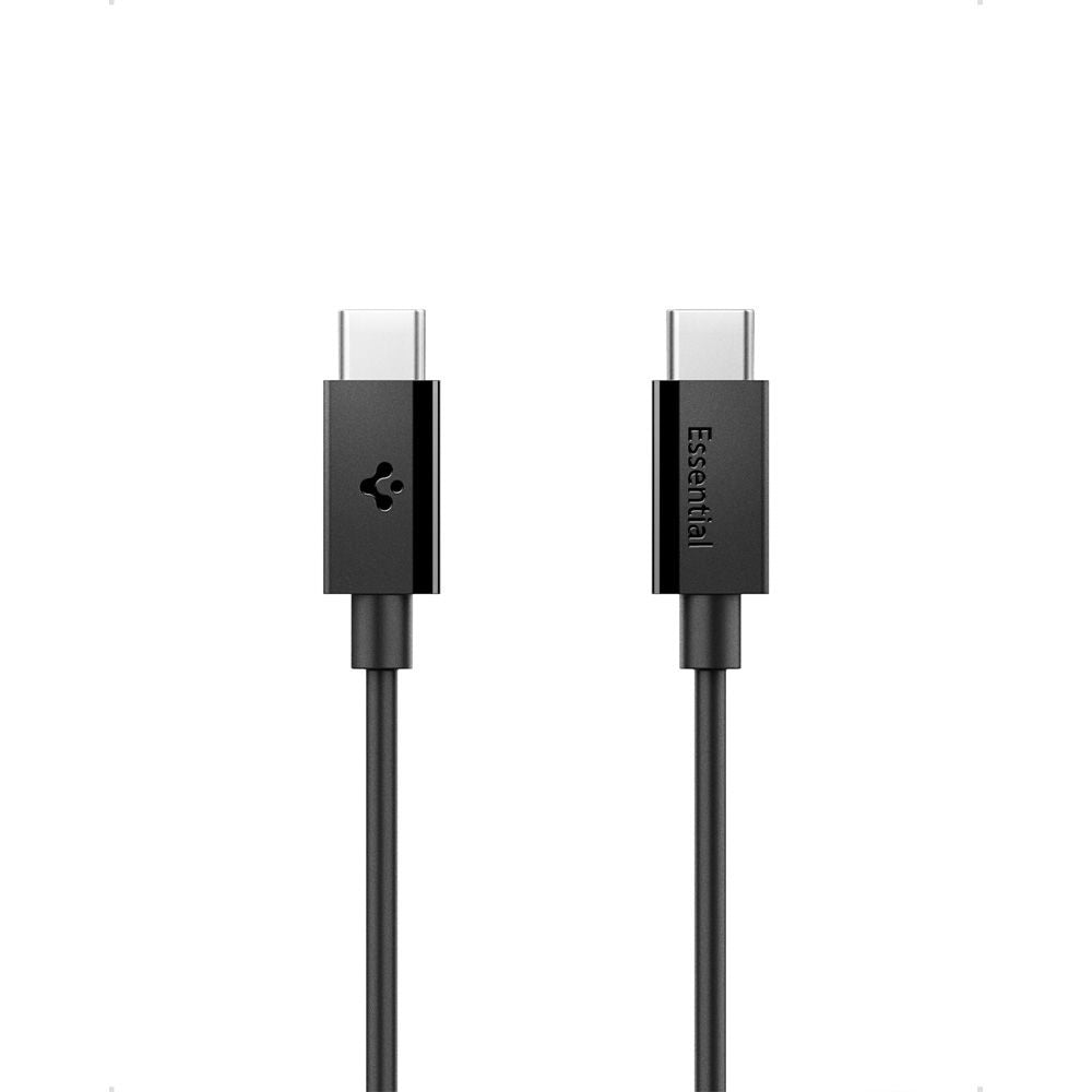 Καλώδιο Δεδομένων και Φόρτισης USB-C - USB-C Spigen Essential, 60W, 1m, Μαύρο ACA08718