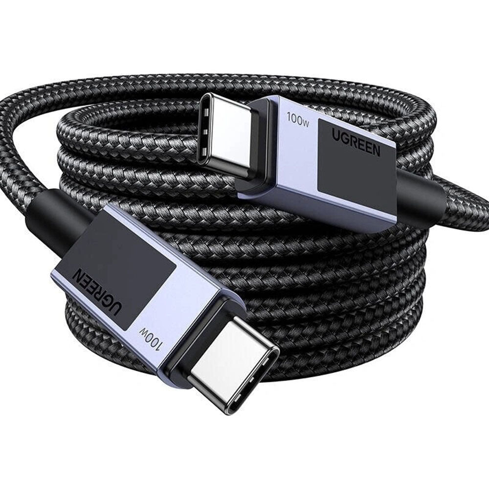 Καλώδιο Δεδομένων και Φόρτισης USB-C - USB-C UGREEN L512, 100W, 1m, Γκρι