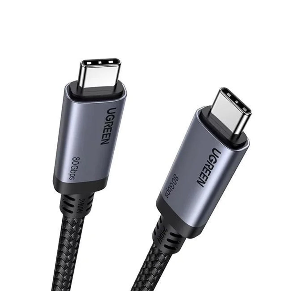 Καλώδιο Δεδομένων και Φόρτισης USB-C - USB-C UGREEN L706 (65383), 240W, 1m, Μαύρο