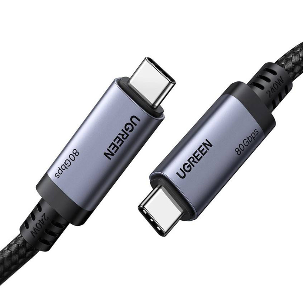Καλώδιο Δεδομένων και Φόρτισης USB-C - USB-C UGREEN L706 (65383), 240W, 1m, Μαύρο