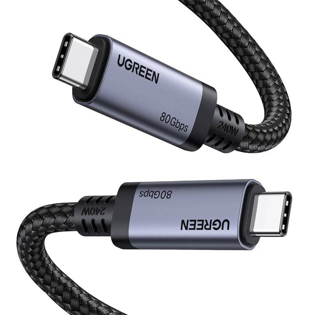 Καλώδιο Δεδομένων και Φόρτισης USB-C - USB-C UGREEN L706 (65383), 240W, 1m, Μαύρο