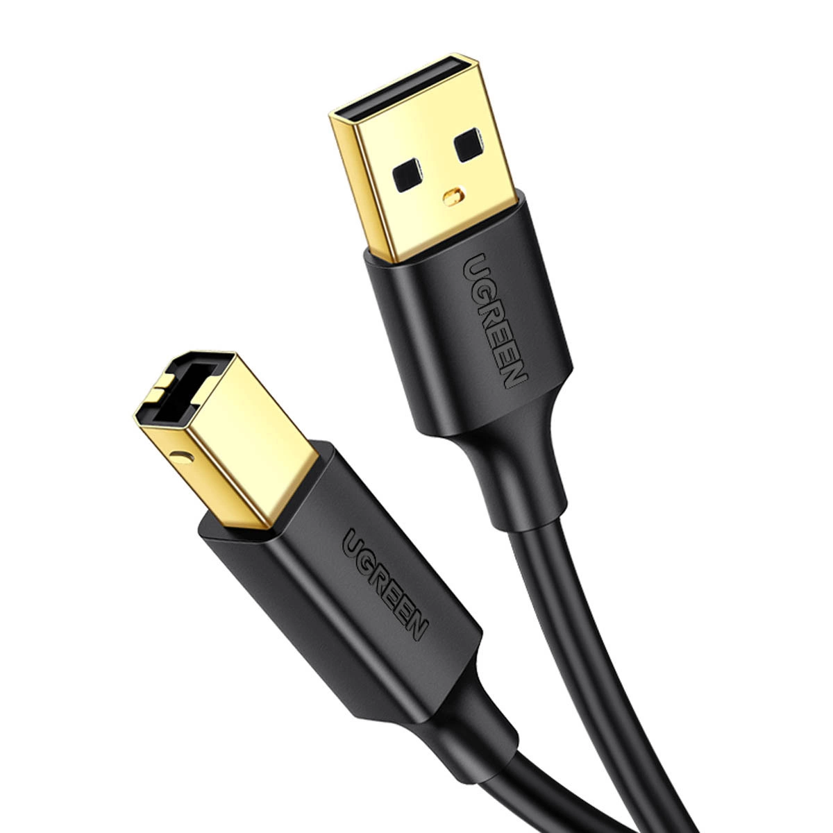 Καλώδιο Εκτυπωτή UGREEN US135, USB-A - USB-B, 5m, Μαύρο