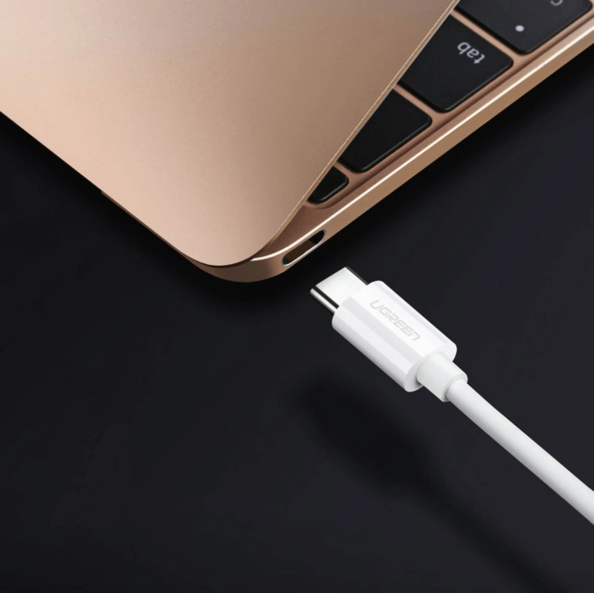 Καλώδιο Εκτυπωτή UGREEN US241, USB-C - USB-B, 1.5m, Λευκό