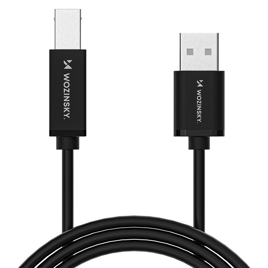 Καλώδιο Εκτυπωτή WZK WKDDY3S, USB-A - USB-B, 2μ, Μαύρο