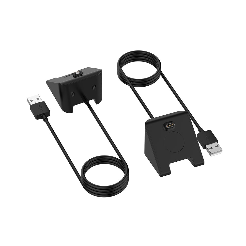 Καλώδιο Φόρτισης Techsuit TGC3 για Garmin Fenix 5 Plus / 7X / 6X / 6 / 5, USB-A, Μαύρο