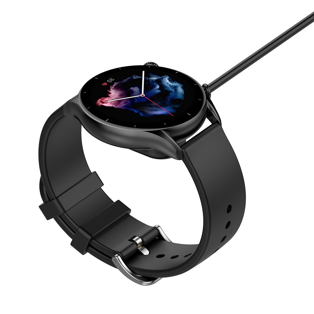 Καλώδιο Φόρτισης Techsuit THA3 για Amazfit Watch Series, USB-A, Μαύρο