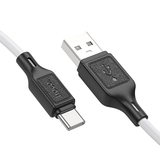 Καλώδιο Δεδομένων και Φόρτισης USB-A - USB-C HOCO X90, 60W, 1m, Λευκό