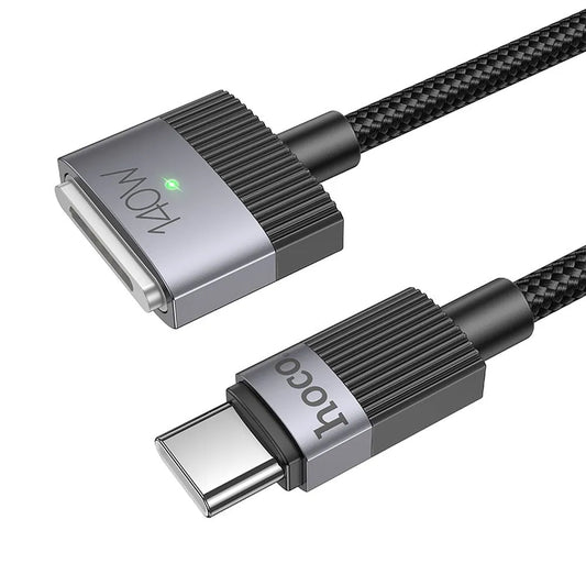 Καλώδιο Φόρτισης HOCO U141, USB-C - MagSafe 3, 140W, 1.8m, Μαύρο