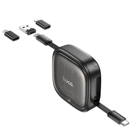 Καλώδιο Δεδομένων και Φόρτισης USB-C - USB-C HOCO U140, 60W, 0.95m, Μαύρο