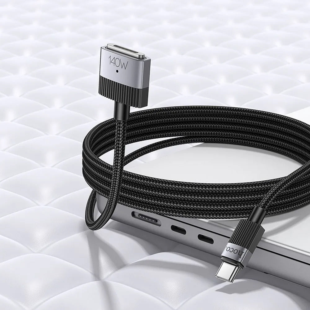 Καλώδιο Φόρτισης HOCO U141, USB-C - MagSafe 3, 140W, 1.8m, Μαύρο