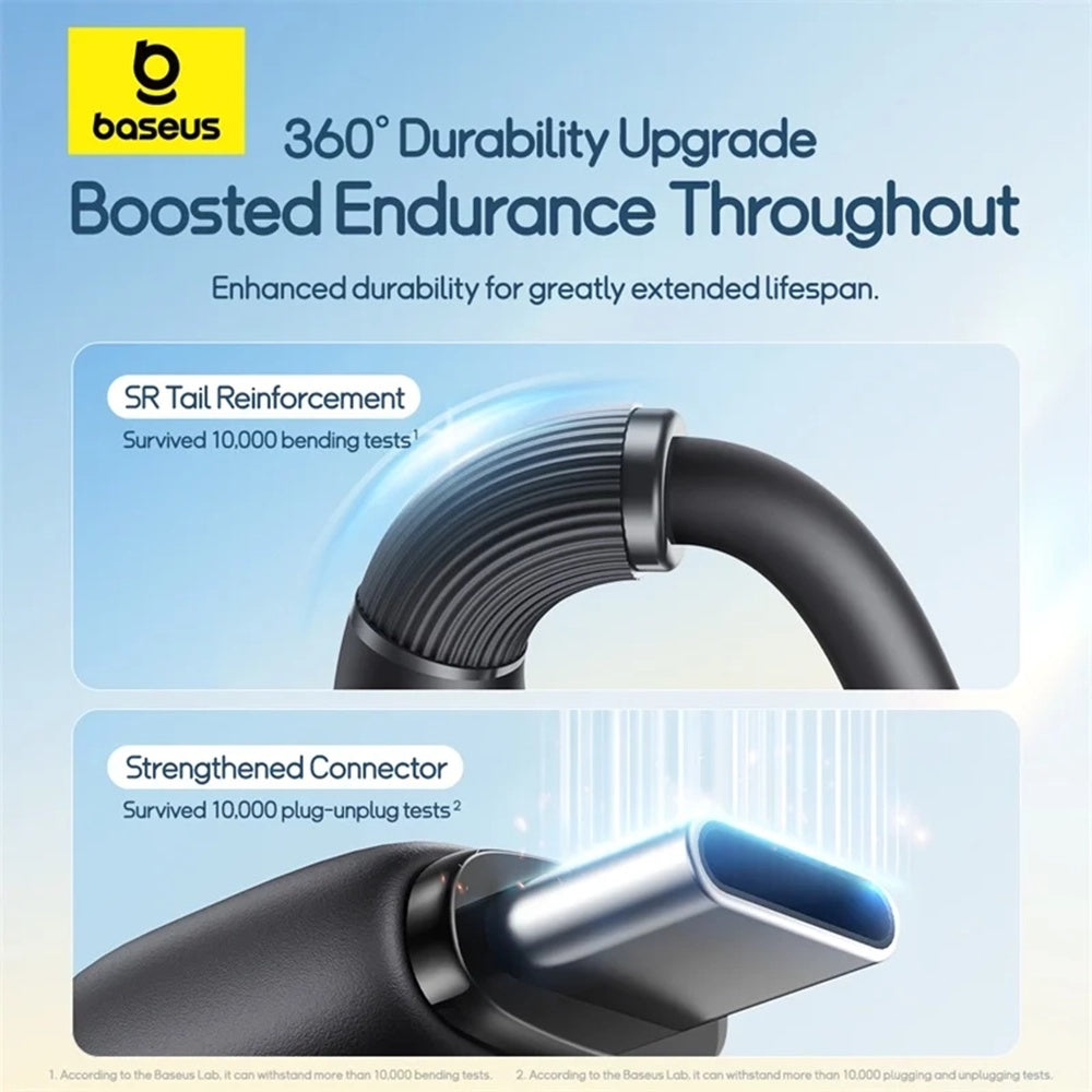 Καλώδιο Φόρτισης USB-A - Lightning / microUSB / USB-C Baseus Ultra Fast 3in1, 18W, 0.8m, Μαύρο P10377501111-00