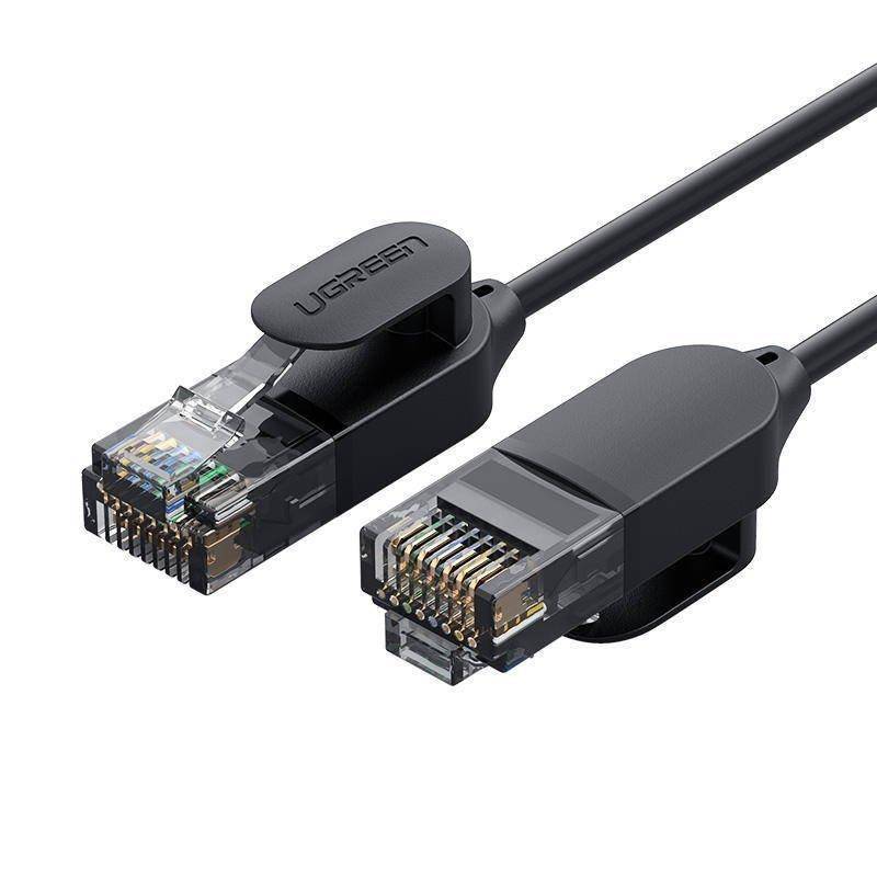 Καλώδιο δικτύου UGREEN NW122, UTP, Cat6A, 10m, μαύρο