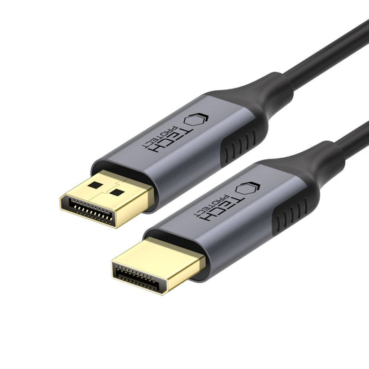 Καλώδιο Βίντεο Tech-Protect Ultraboost, DisplayPort - DisplayPort, 4K, 2m, Μαύρο