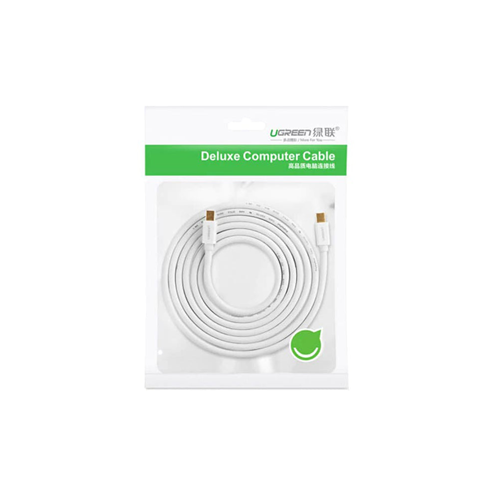 Καλώδιο Βίντεο UGREEN, MiniDisplayPort - MiniDisplayPort, 4K, 2m, Λευκό