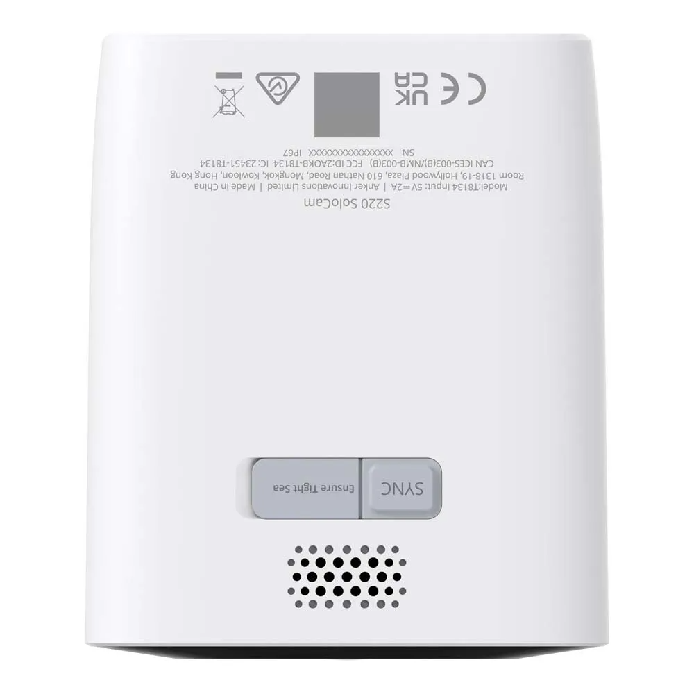 Κάμερα Παρακολούθησης Eufy SoloCam S220, Wi-Fi, 2K, IP67, Ηλιακό Πάνελ, Εξωτερικού Χώρου T8134321
