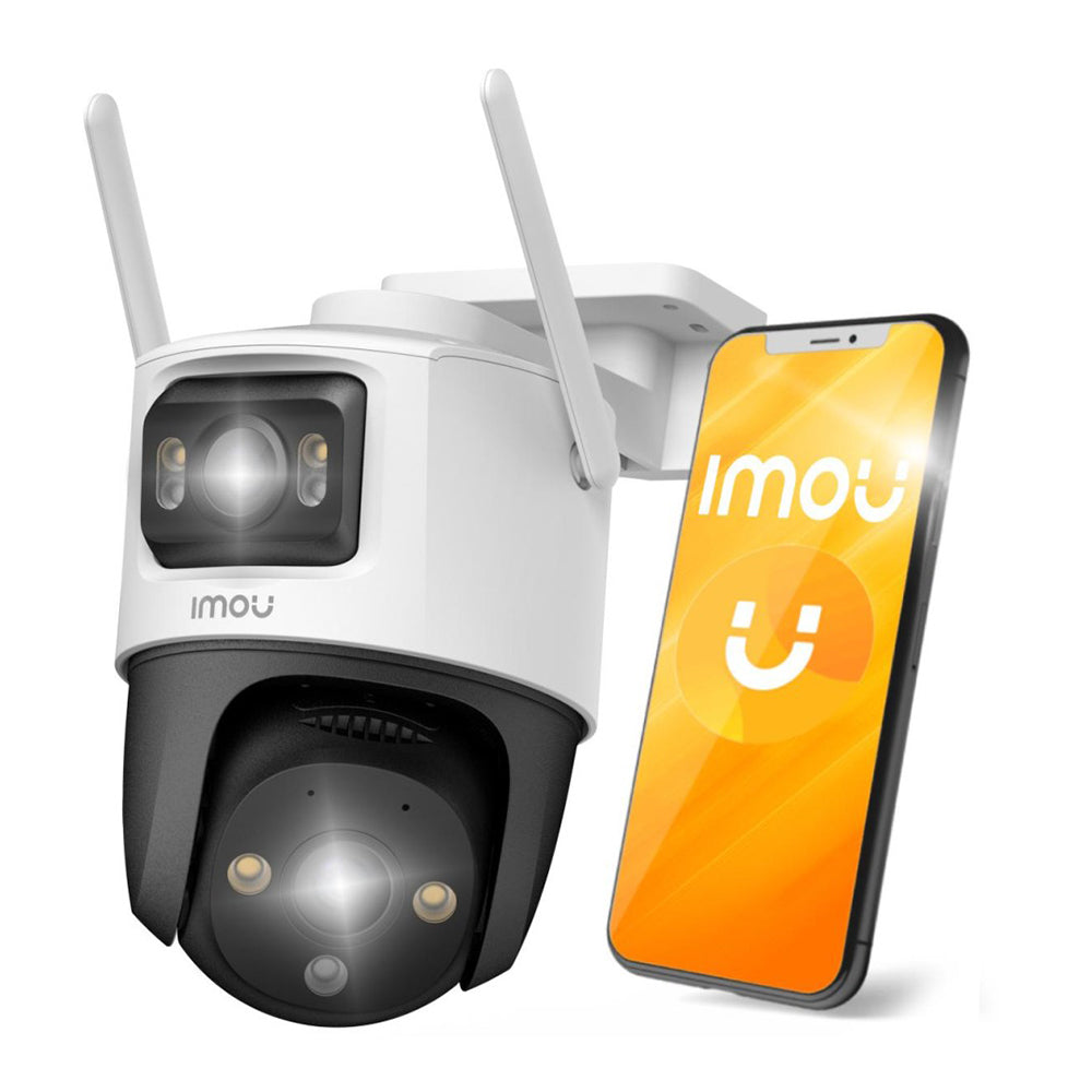 Κάμερα Παρακολούθησης Imou Cruiser Dual, Wi-Fi, 2.8K + 2.8K, IP66, Εξωτερική, Λευκή IPC-S7XP-10M0WED-0360B