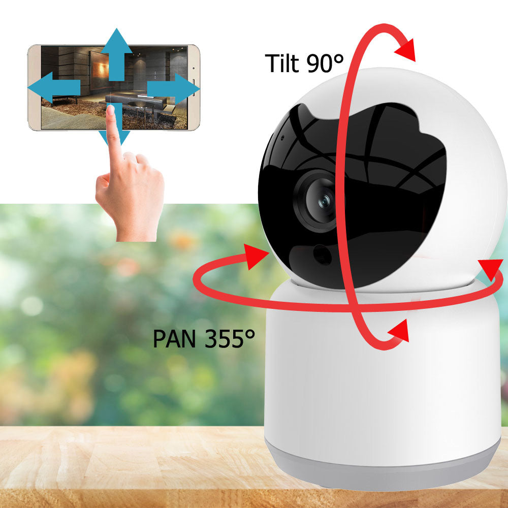 Κάμερα Παρακολούθησης Techsuit Q15A Baby, Wi-Fi, 1080P, Εσωτερικού χώρου
