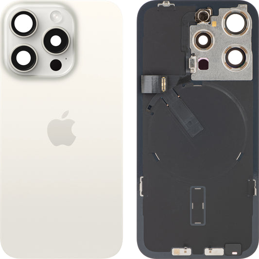 Κάλυμμα μπαταρίας Apple iPhone 15 Pro, λευκό (λευκό τιτάνιο), Ανταλλαγή