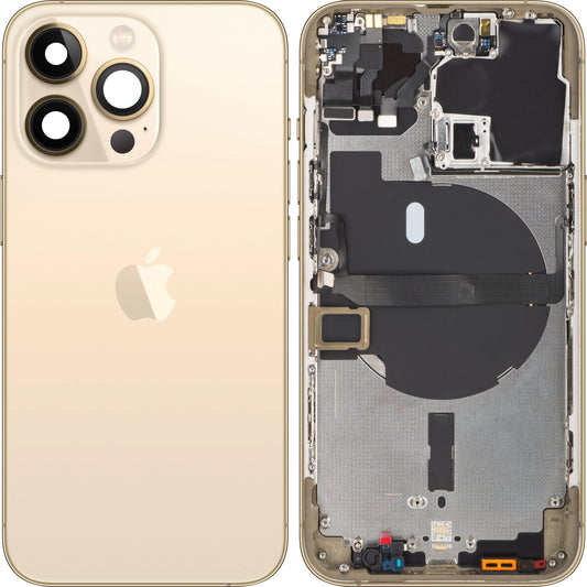 Κάλυμμα μπαταρίας Apple iPhone 13 Pro, με μισή θήκη, χρυσό, Ανταλλαγή