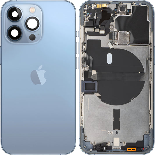 Κάλυμμα μπαταρίας Apple iPhone 13 Pro, με μισή θήκη, μπλε (Sierra Blue), Ανταλλαγή