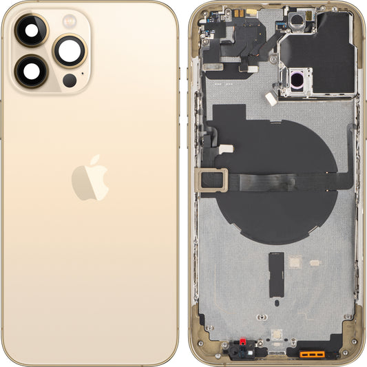 Κάλυμμα μπαταρίας Apple iPhone 13 Pro Max, με μισή θήκη, χρυσό, Ανταλλαγή