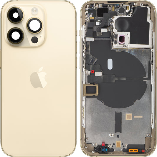 Κάλυμμα μπαταρίας Apple iPhone 14 Pro, με μισή θήκη, χρυσό, Ανταλλαγή