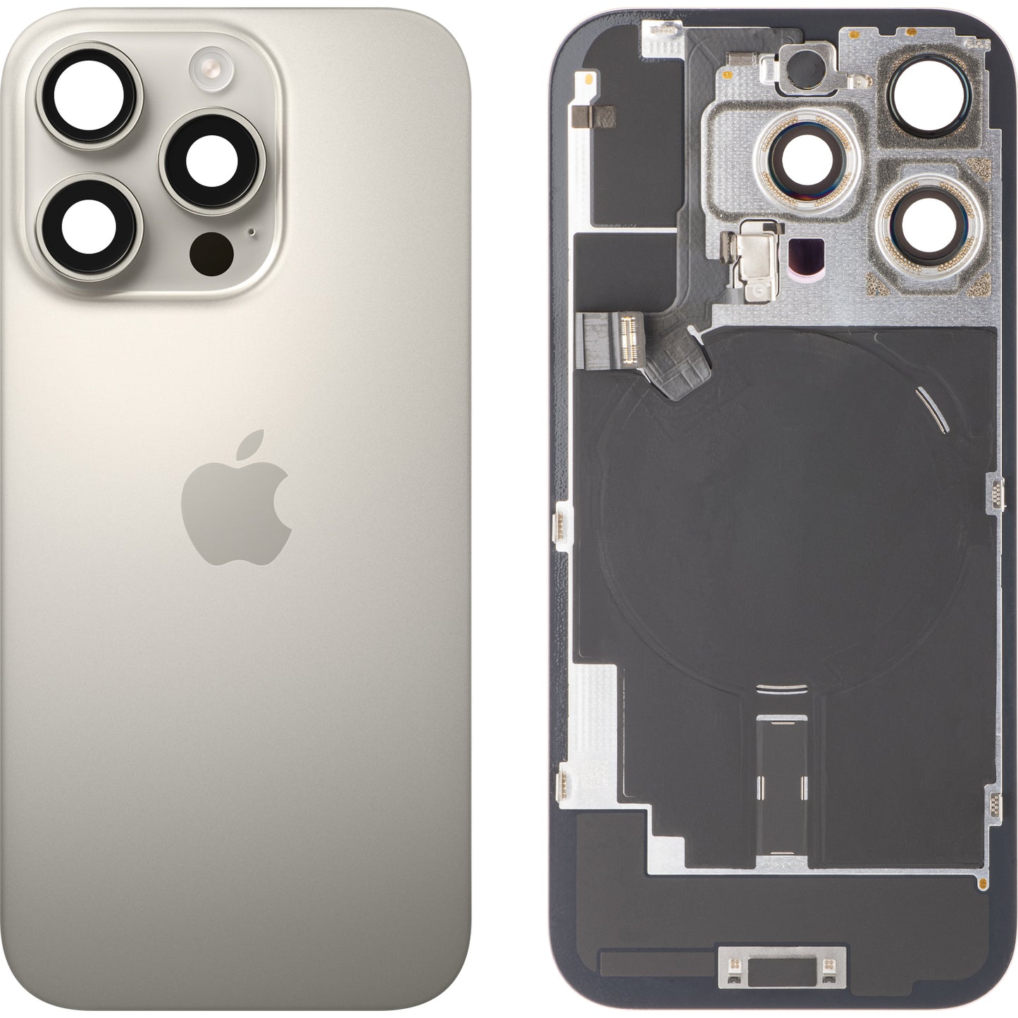 Πίσω Κάλυμμα Μπαταρίας Apple iPhone 16 Pro, Μπεζ (Φυσικό Τιτάνιο), Swap Premium