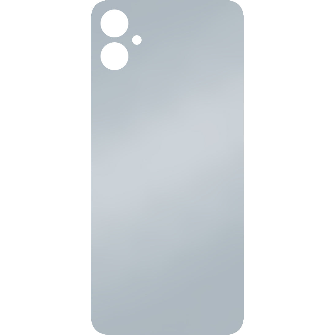 Καπάκι Μπαταρίας συμβατό με Samsung Galaxy A05 A055, Ασημί