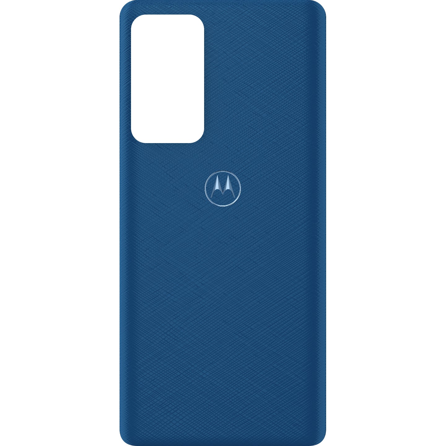 Καπάκι Μπαταρίας Motorola Edge 20 Pro, Μπλε (Blue Vegan Leather), Service Pack 5S58C19373