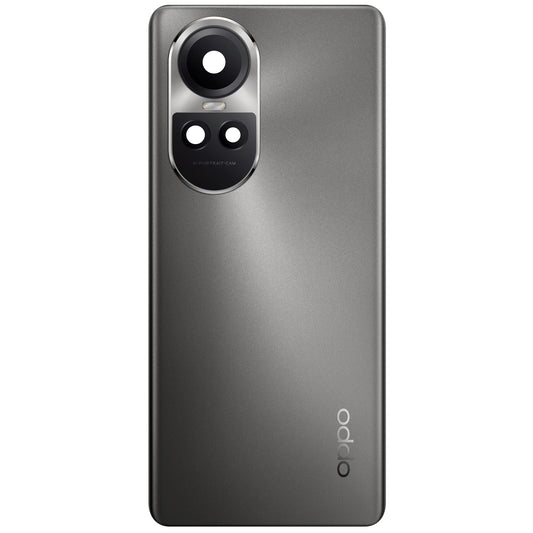 Καπάκι μπαταρίας Oppo Reno10 Pro, μαύρο (ασημί γκρι), Service Pack 621033000081