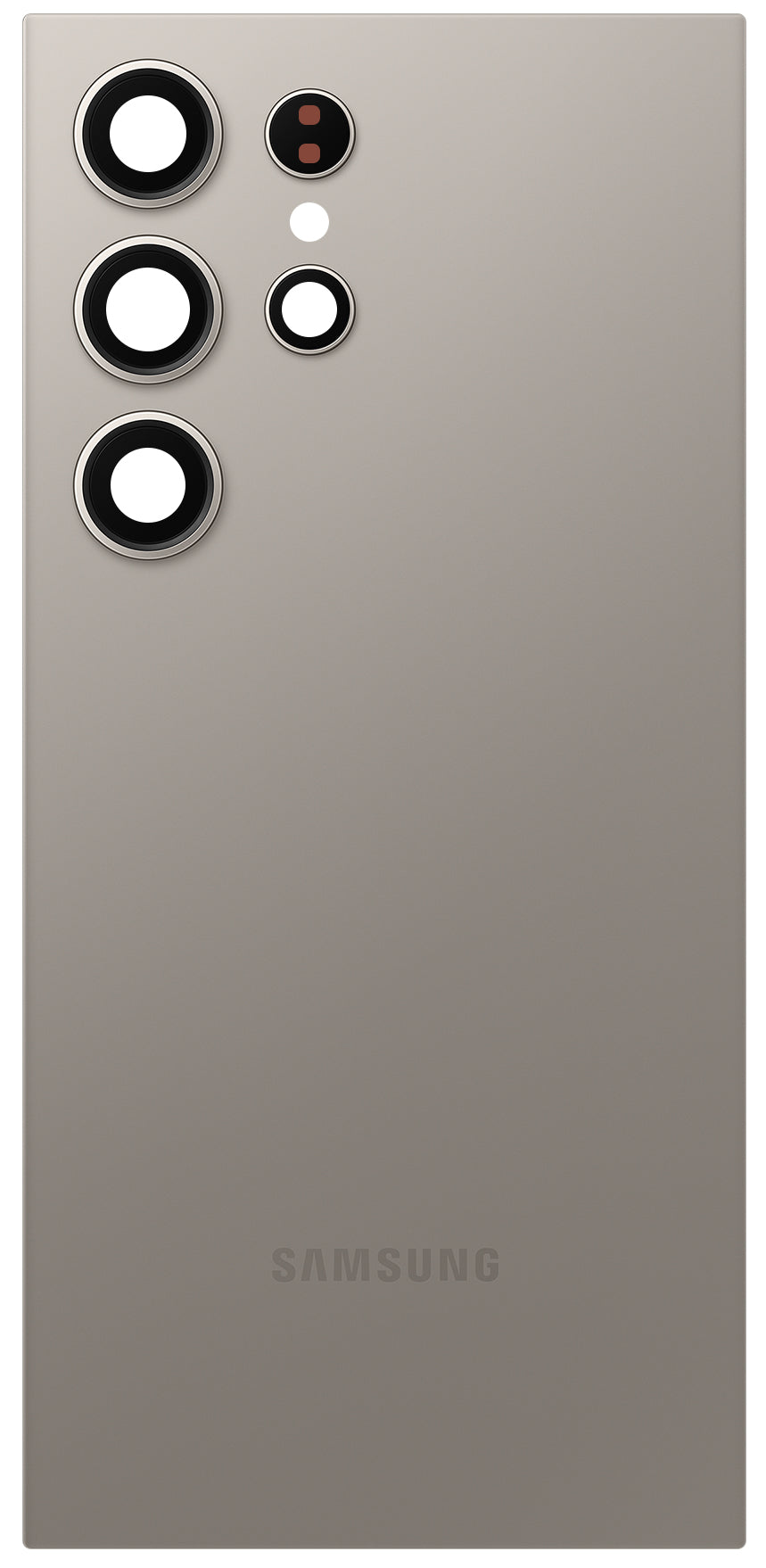 Καπάκι Μπαταρίας Samsung Galaxy S24 Ultra S928, Γκρι (Titanium Gray), Service Pack GH82-33349A