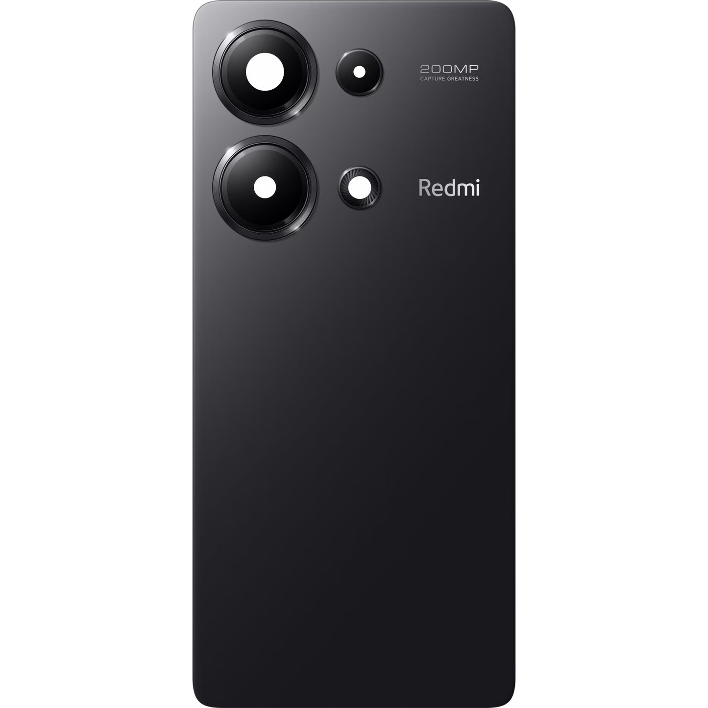 Καπάκι μπαταρίας Xiaomi Redmi Note 13 Pro 4G, μαύρο (μαύρο μεσάνυχτα), πακέτο σέρβις 56000700N600