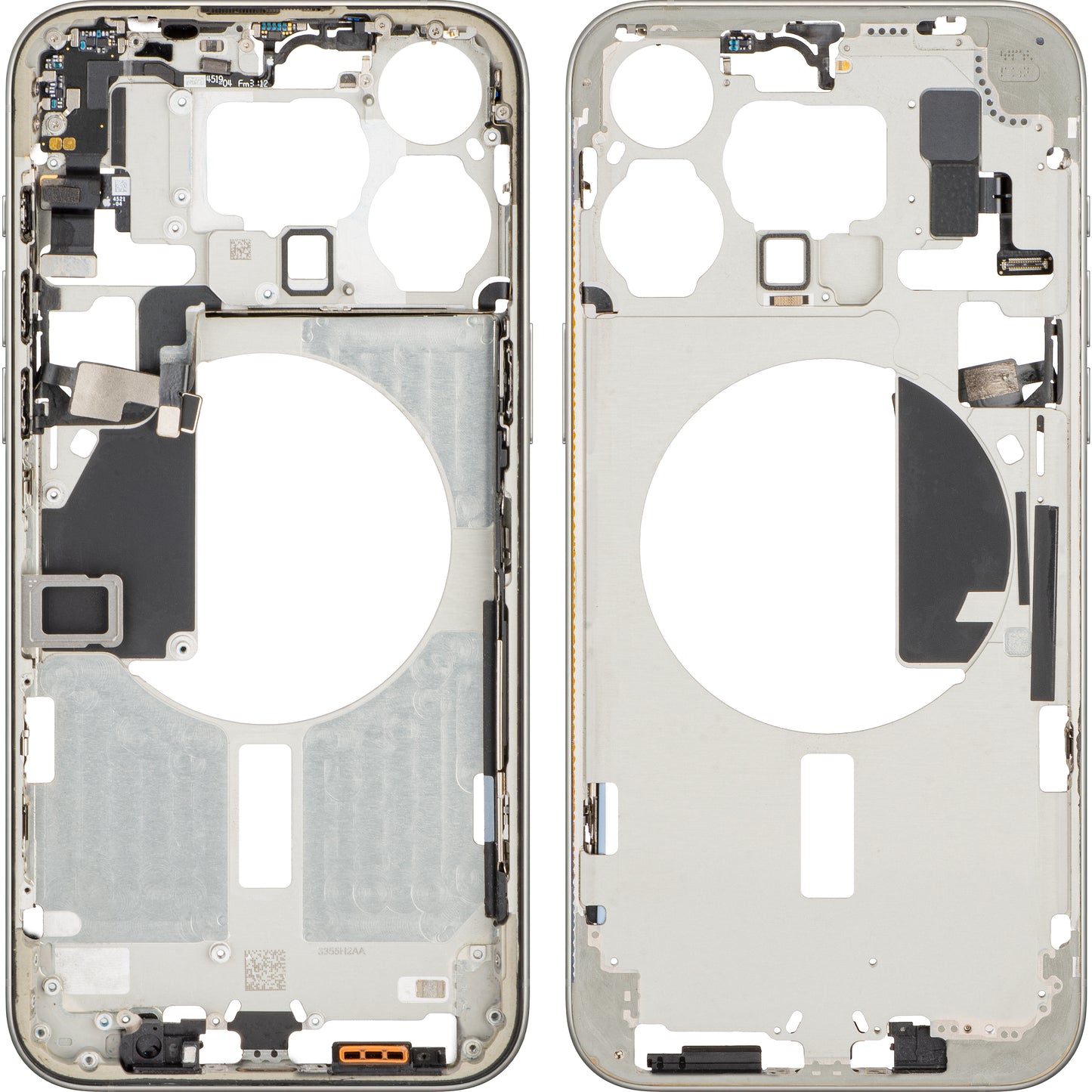 Mijloc Θήκη Apple iPhone 15 Pro Max, μπεζ (φυσικό τιτάνιο), Ανταλλαγή