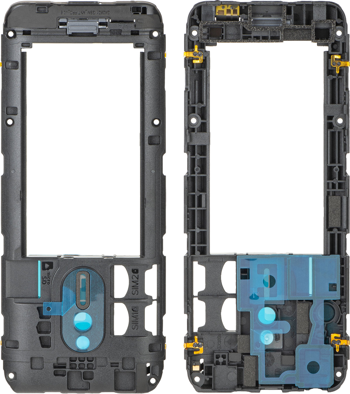 Κεντρικό Κάλυμμα Nokia 230 (2024), Μαύρο, Service Pack 286913684