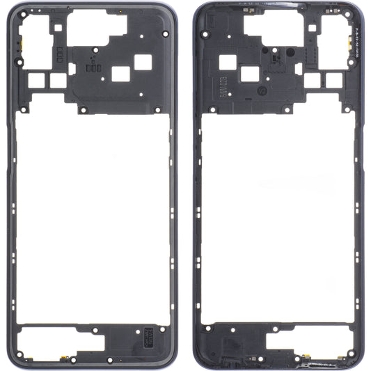 Μεσαία θήκη Oppo A52, Μαύρο