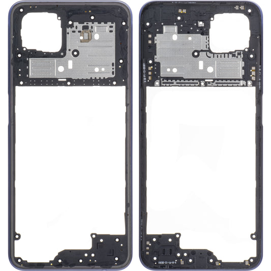 Oppo A92s Μέση θήκη Oppo A92s, Μαύρο