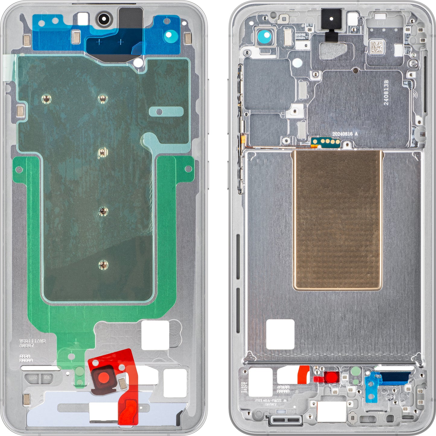 Θήκη Μέσης Samsung Galaxy S24 FE S721, Ασημί, Service Pack GH82-35851B