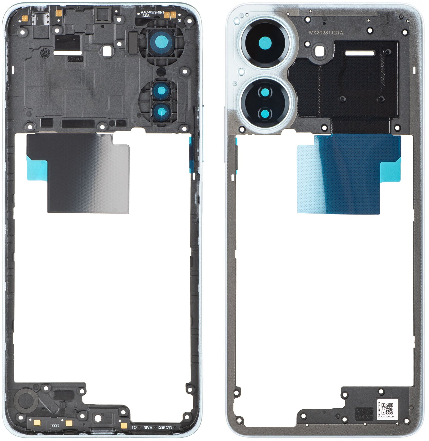 Θήκη Μέσης Xiaomi Redmi 13C, Λευκή (Glacier White), Service Pack 560003C3UA00