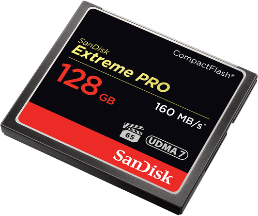Κάρτα Μνήμης CompactFlash SanDisk Extreme Pro, 128Gb, UDMA 7 SDCFXPS-128G-X46