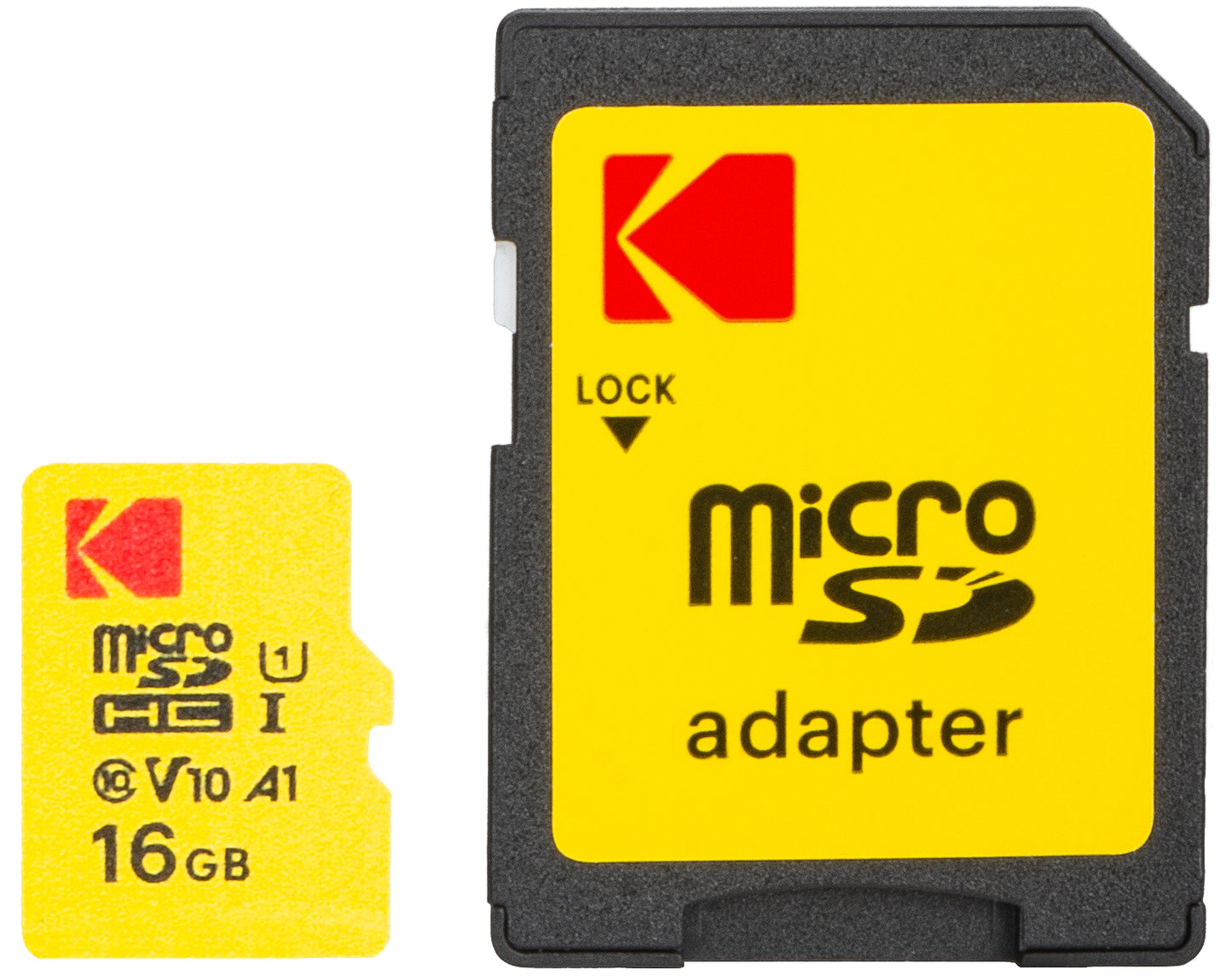 Κάρτα Μνήμης microSDHC Kodak Premium Performance, 16Gb, Κατηγορία 10 / UHS-1 U1, Με Αντάπτορα EKMSDM16GHC10J6