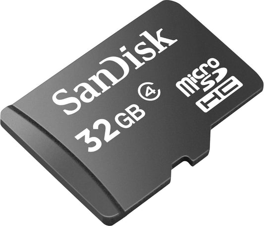 Κάρτα μνήμης SanDisk microSDHC, 32Gb, Class 4 SDSDQM-032G-B35