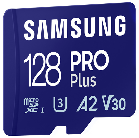 Κάρτα Μνήμης microSDXC Samsung PRO Plus, 128Gb, Κλάση 10 / UHS-1 U3, Με Αντάπτορα MB-MD128SA/EU