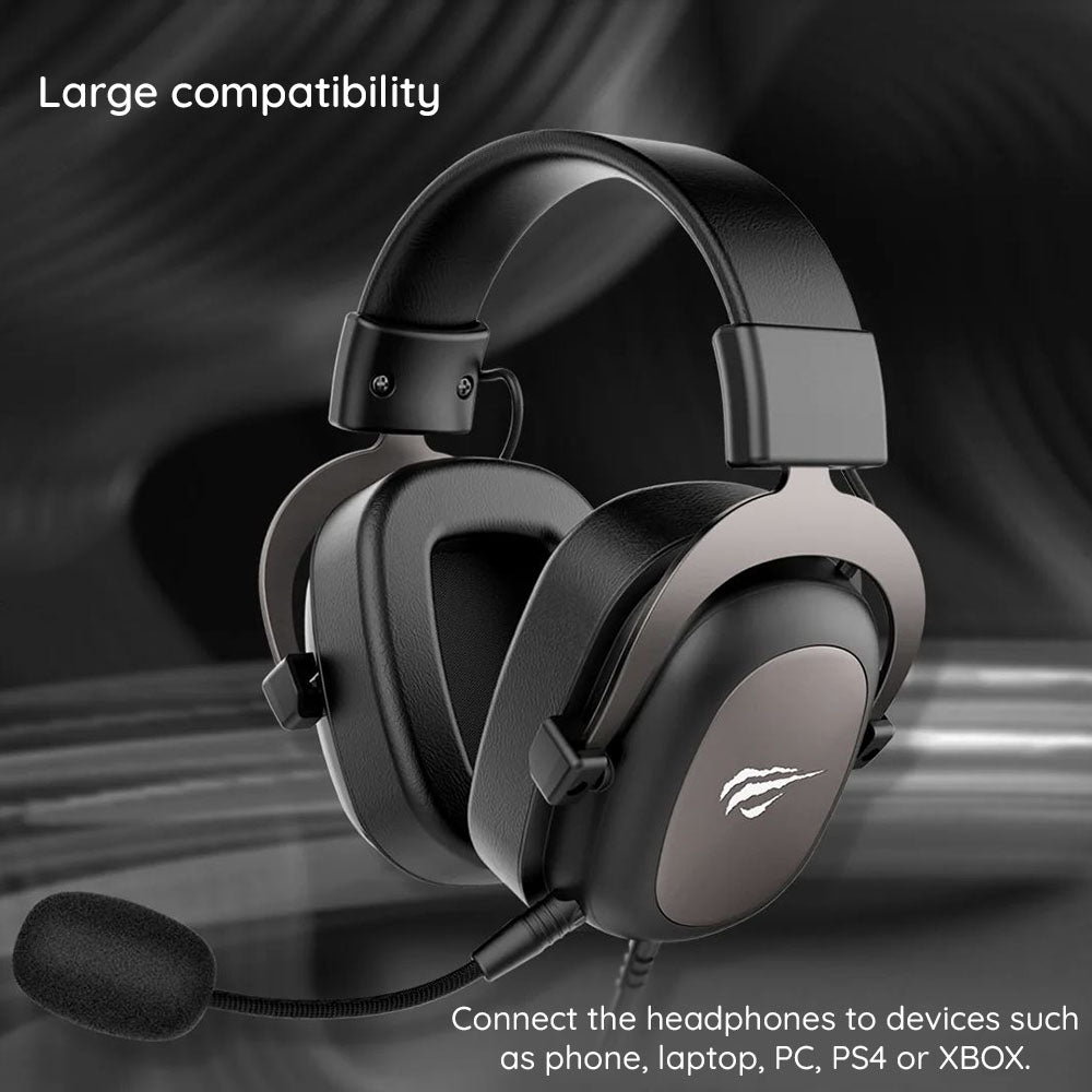 Ακουστικά Gaming 3.5mm HAVIT H2002D, 2m, Μωβ