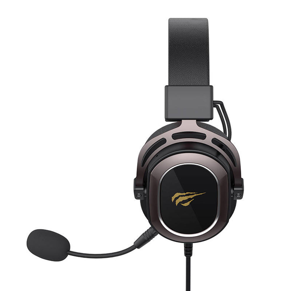 Ακουστικά Gaming 3.5mm HAVIT H2008d, 2m, Μαύρα Κόκκινα